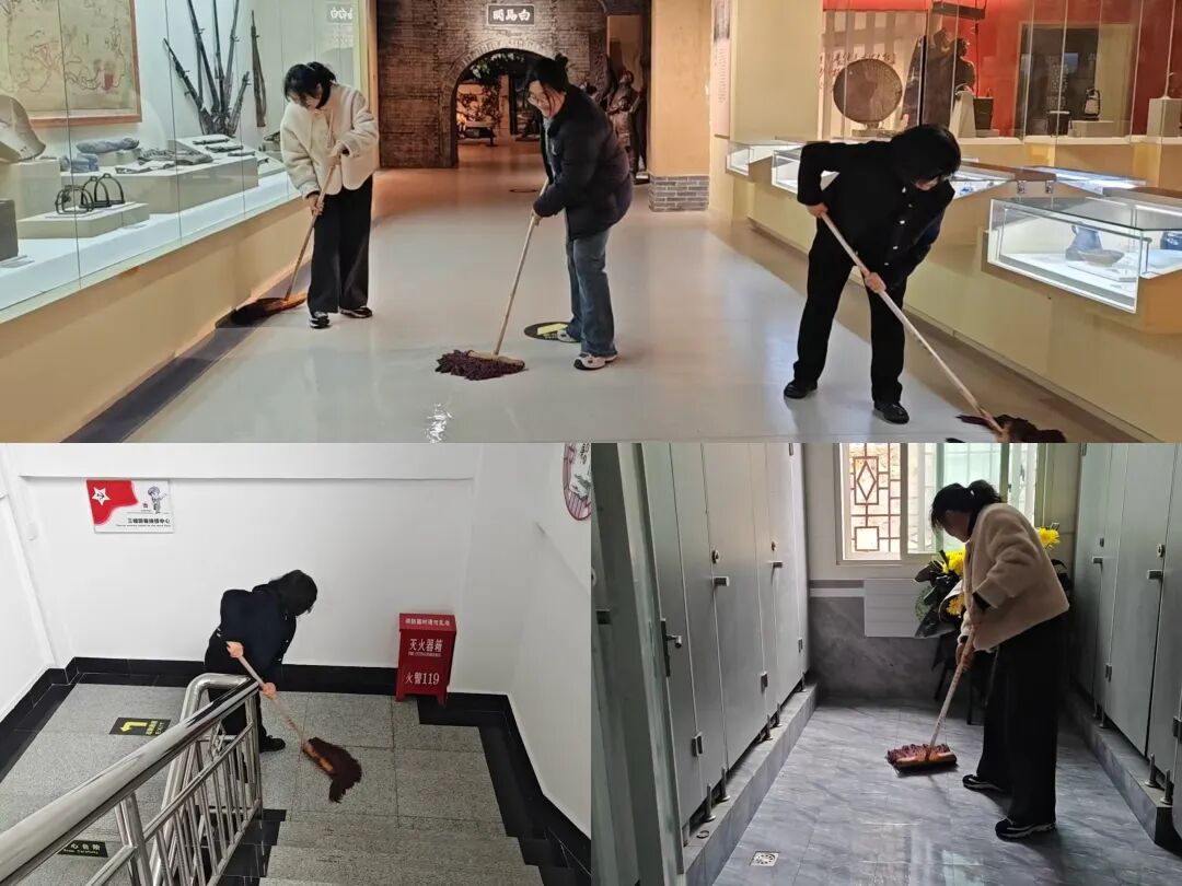 康县陇南根据地纪念馆开展节后清洁整治行动